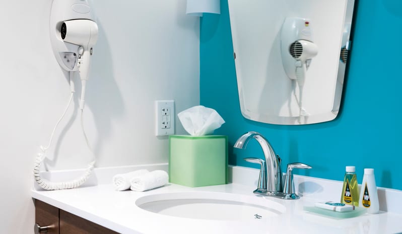 Universal’s Cabana Bay Beach Resort -Family Suite Interior Entry Wash Room Detail